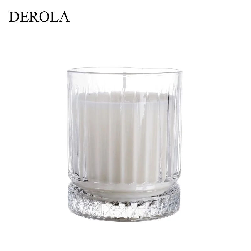 Wholesale/Supplier Decorative 6oz 8oz Round Custom Color Glass Candle Holder for Home/Party/Wedding