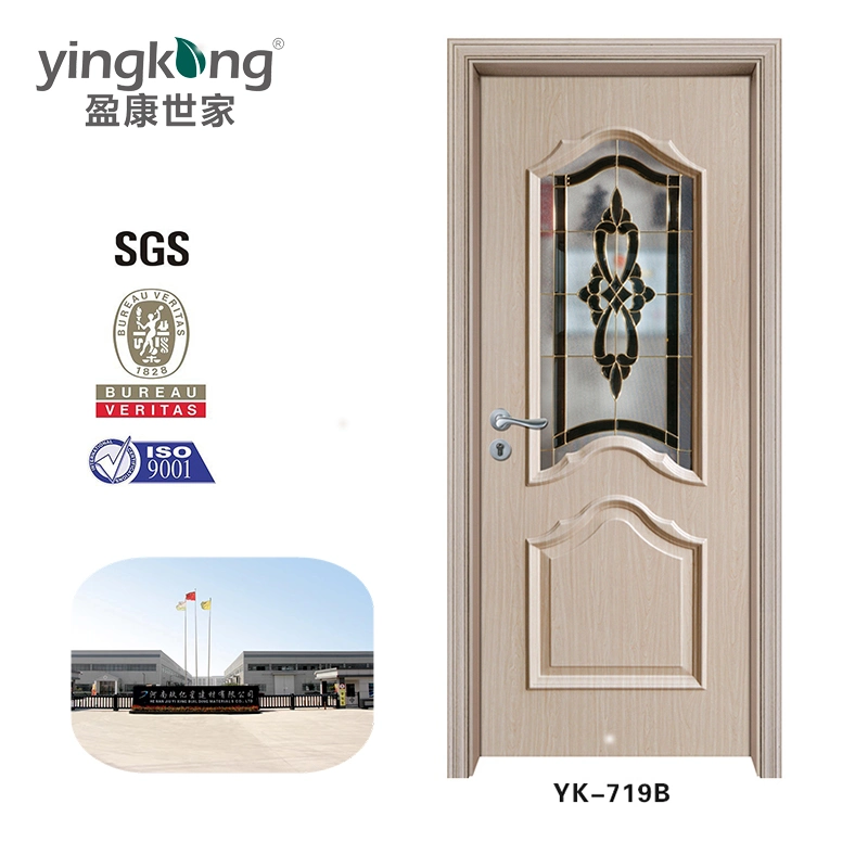 Single Leaf Building Room WPC Morden Door Factory Directly Sale for Foreign Market Yk719b