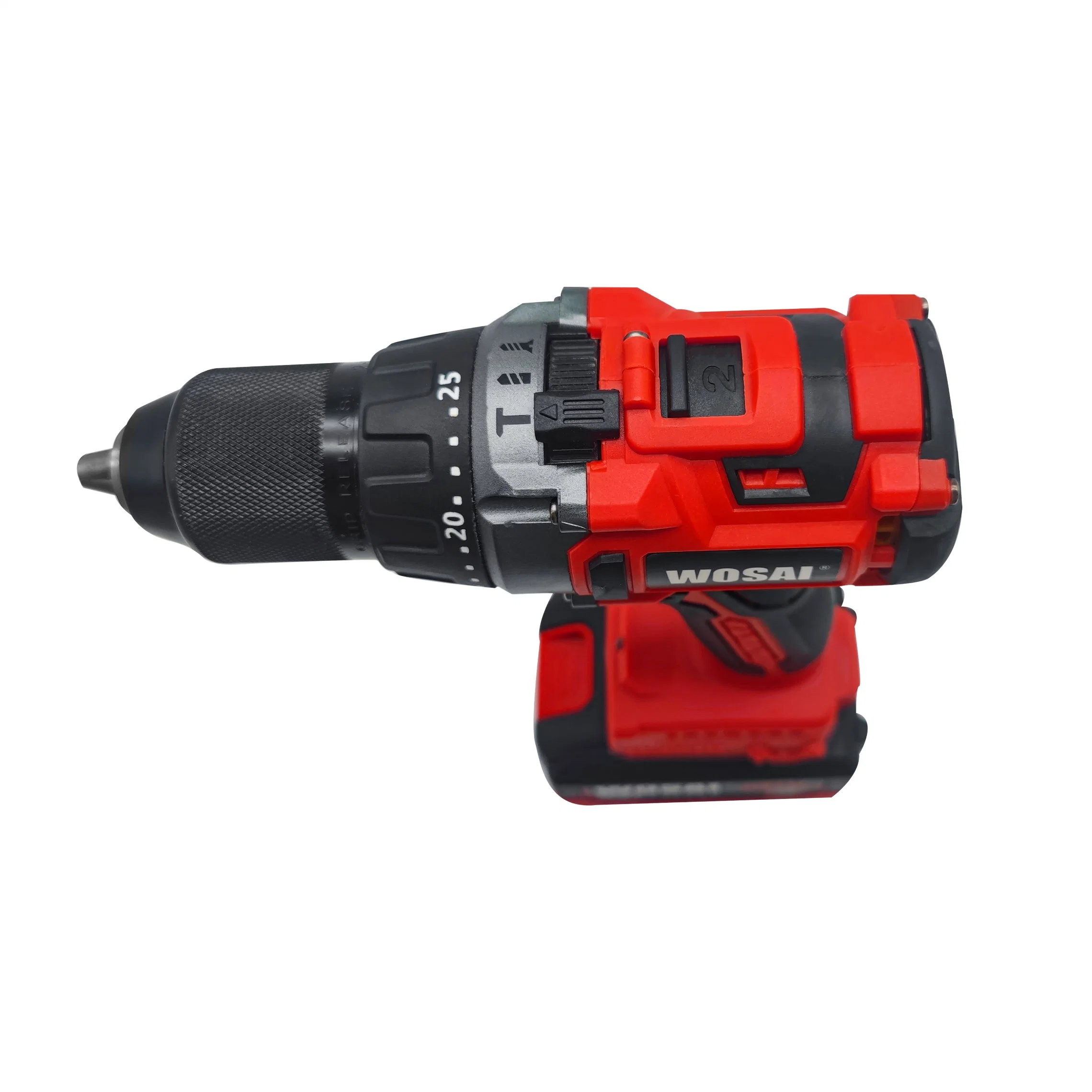 Wosai 20V Brushless Cordless Power Tools Hand Lithium-Ion Battery Heavy Duty 13mm Drill