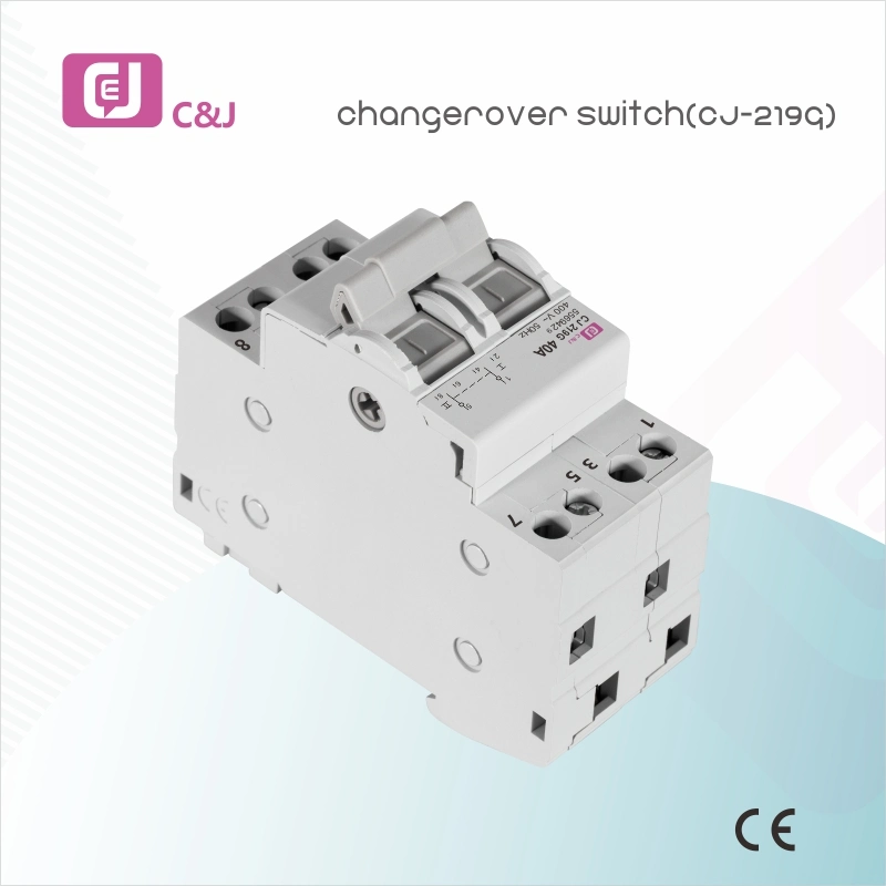 Cj-219g 1-4p Modular Electrical Automatic Changeover Switch Main Switch