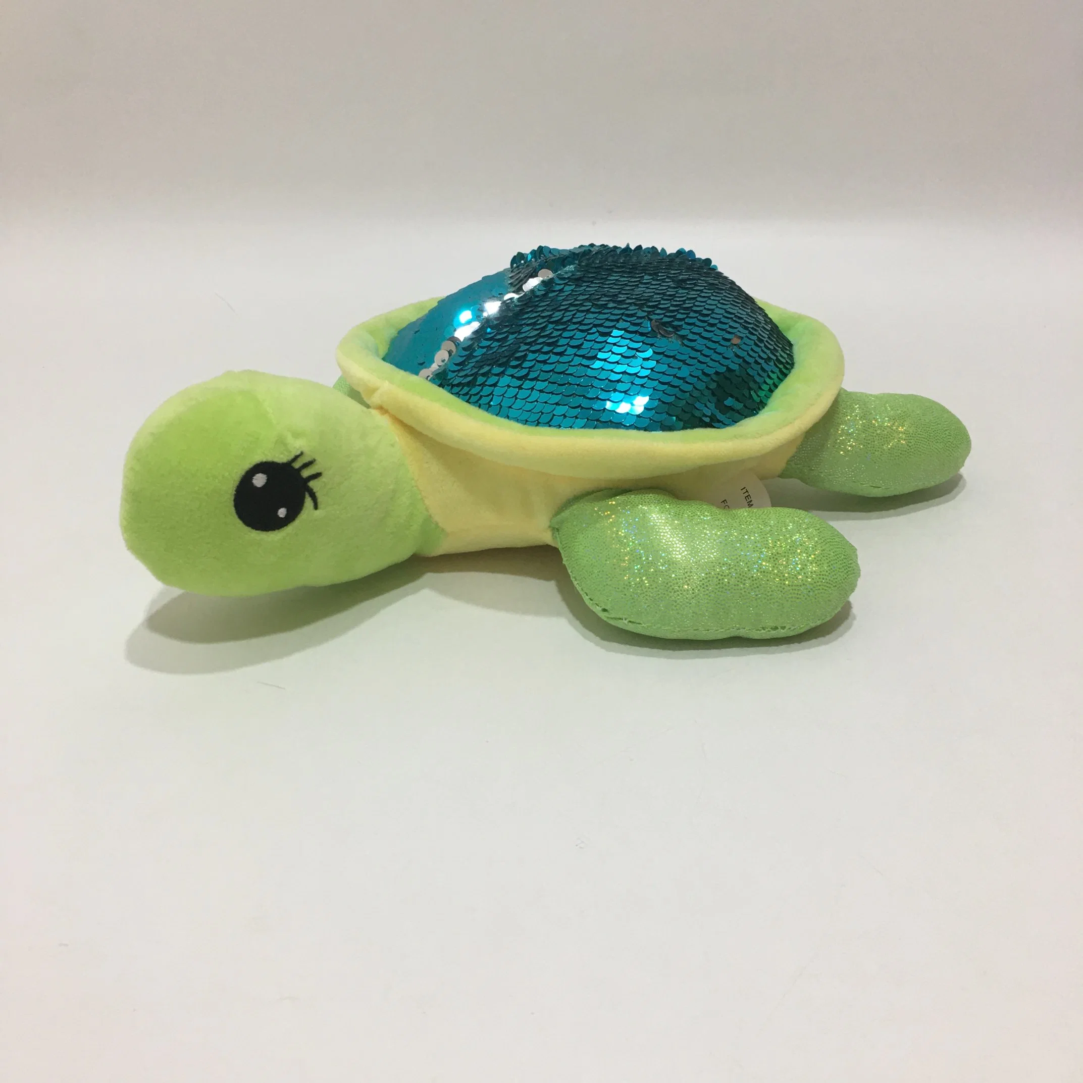 OEM Customize Plush Turtle Flip Sequin Cute Stuffed Turtle