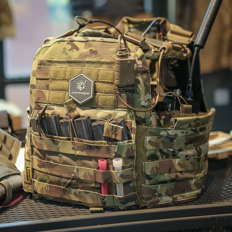 EmersonGear военное снаряжение Полиция 500d Кордура нейлон тактический боевой Жилет для носка с жилетной плитой и с CPC-стилем