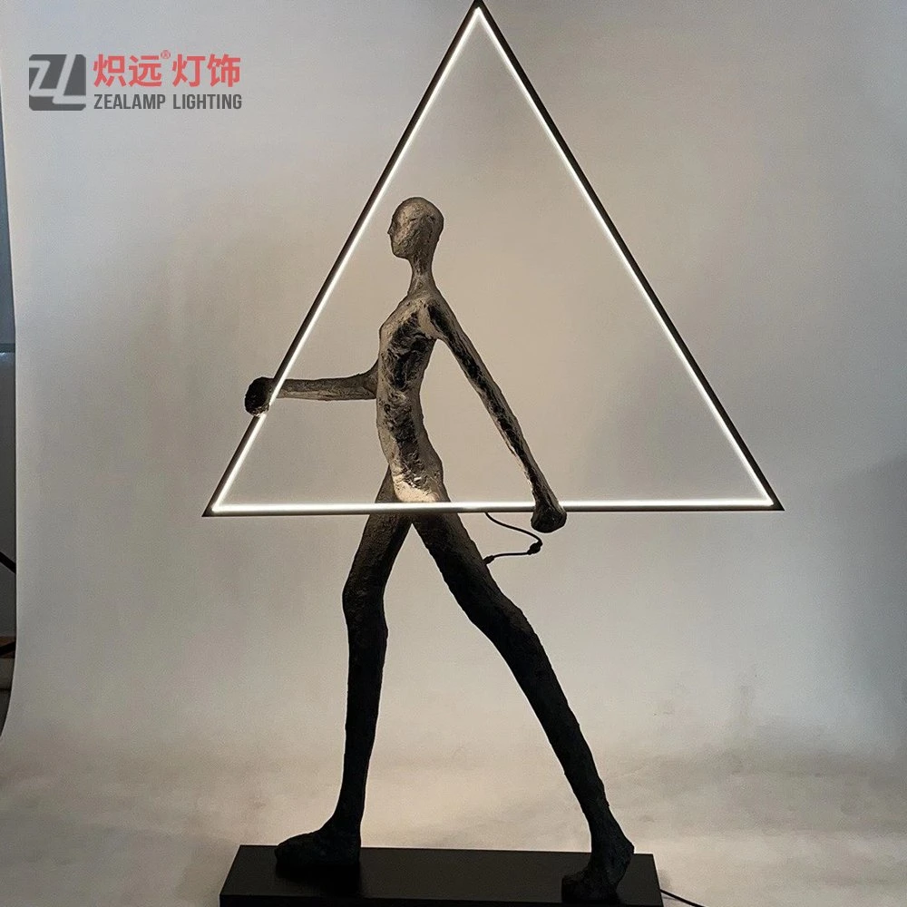 Art Decorative Style Lamp Sculpture Standing Light for Residence