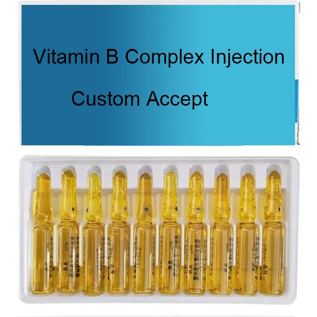 La certificación GMP vitamina del complejo B Inyección antienvejecimiento Cuidado de Piel de 2ml