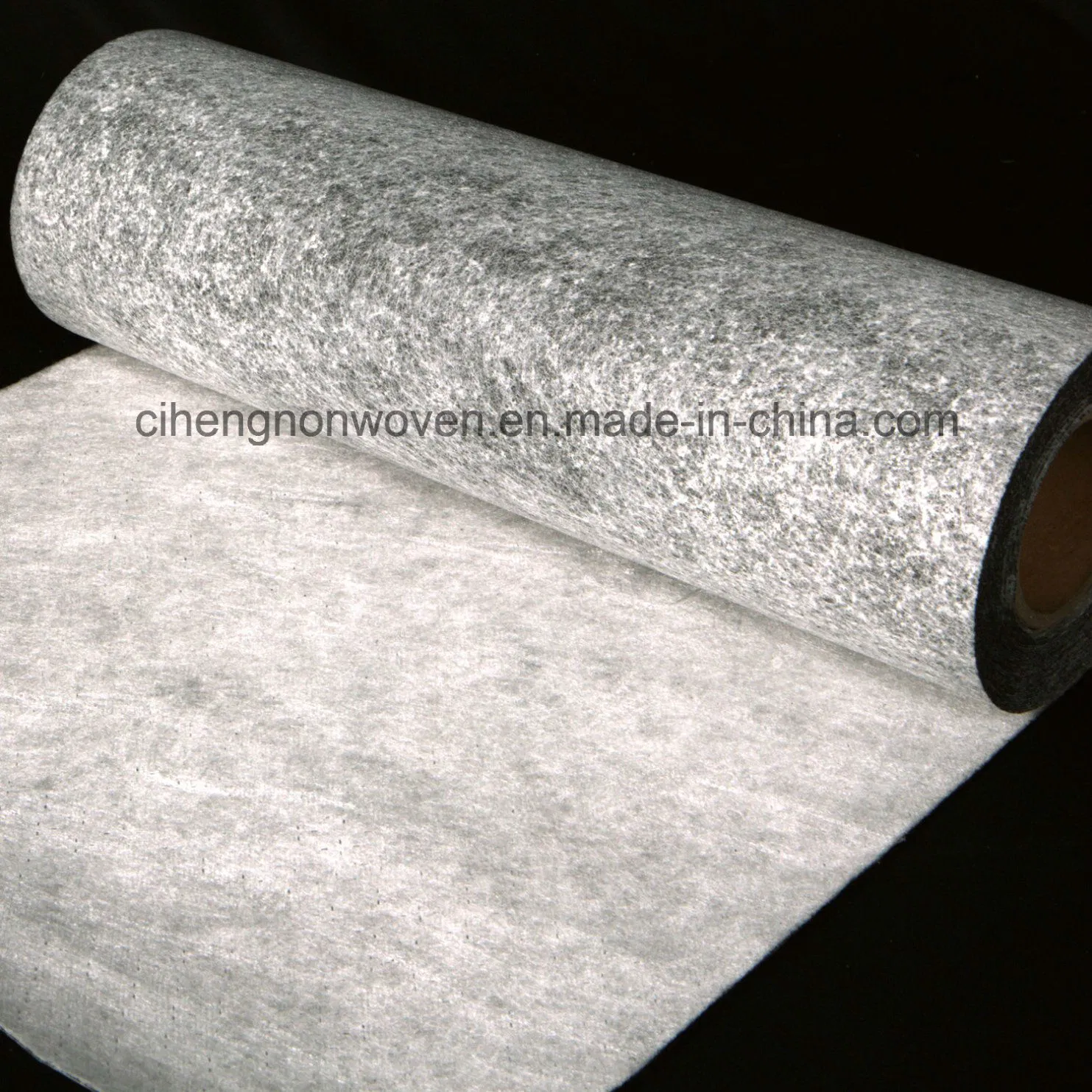 White Electrostatic Cottom Composite Nonwoven Filter Media with 98%Filter Efficiency