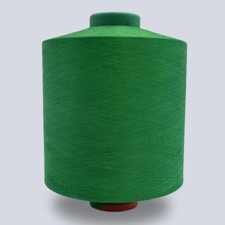 Grs Yarn Recycle Polyester Yarn DTY 75/72 SIM Him Colored Sustainable Yarn Warp Knitting Fabric