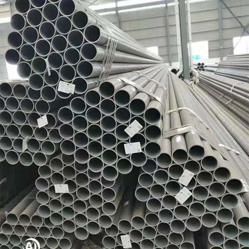 Tubo de acero en espiral soldado con carbono de diámetro grande para tubería de aceite Construcción