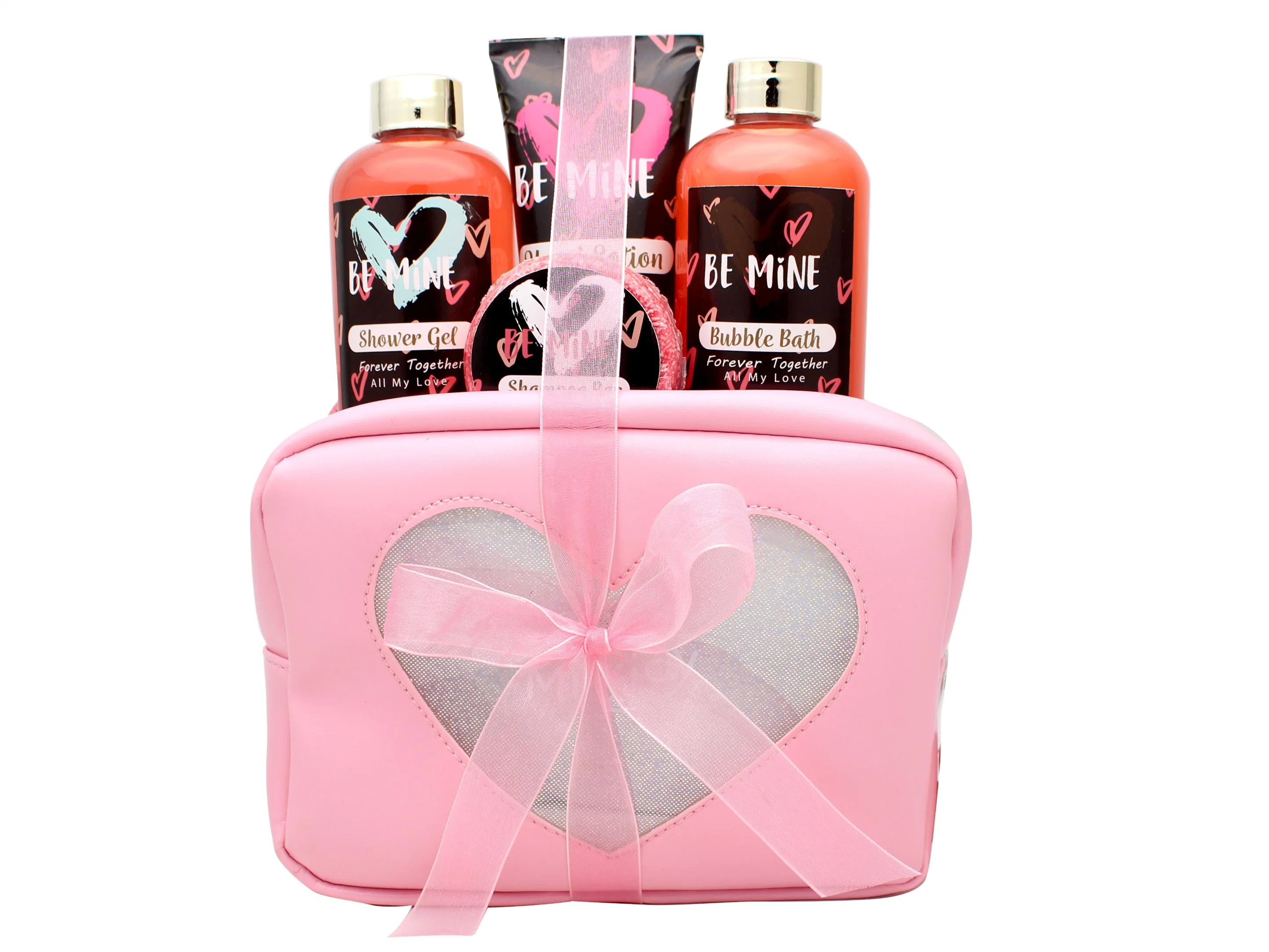 OEM&amp;ODM Factory Valentine′ S Day Series ensemble cadeau pour baignoire douche Gel lotion pour le corps sels de bain