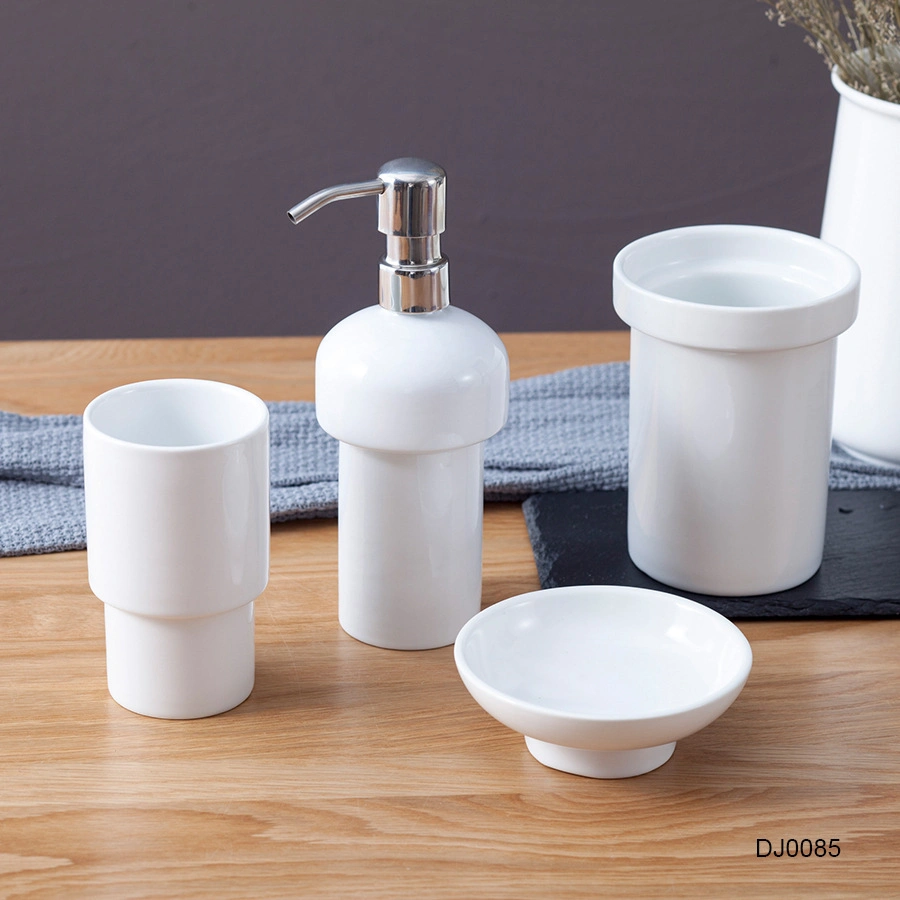 Factory Wholesale/Supplier Modern 5PCS Ceramic Bathroom Accessories Set