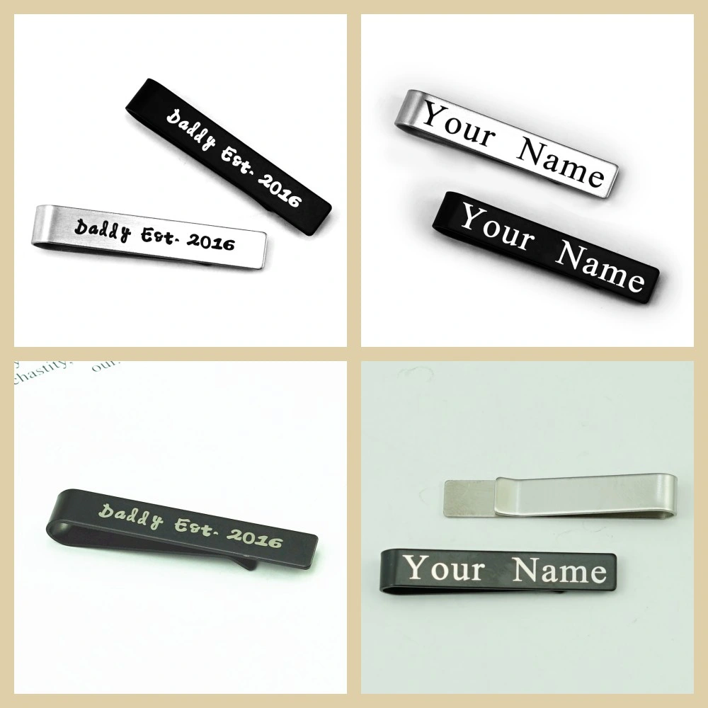 Custom Groomsmen Personalized Men Jewelry Accessories Tie Clip Manufacturer Wholesale/Supplier