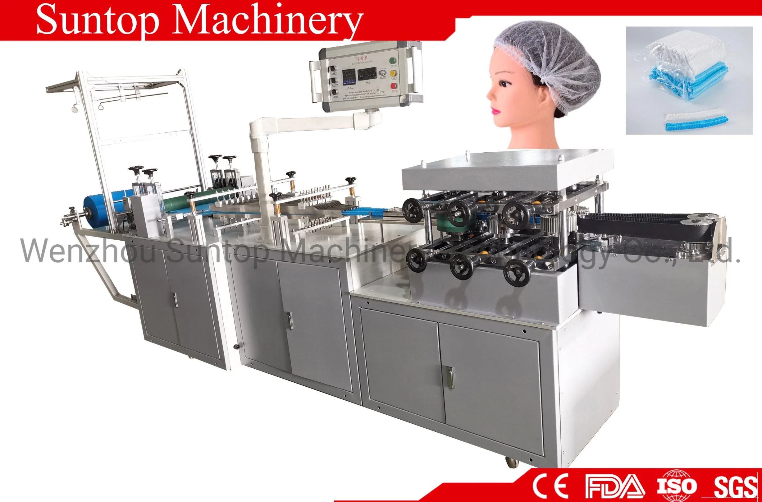 Disposable Non Woven Dental Head Covers Hair Covers Cap Hat /Non Woven Medical Cap Making Machine