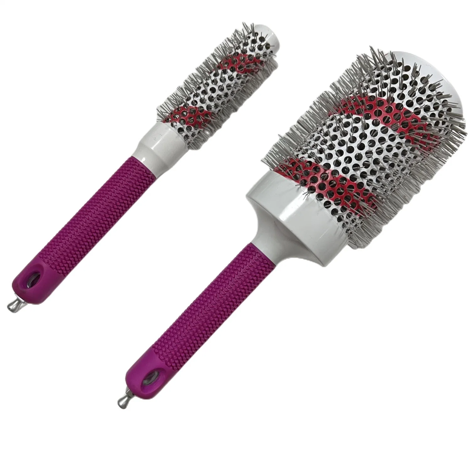 Beautichen Ceramics Air Aluminum Tube Hair Brush Heat Resistant Women Curly Hair Brush