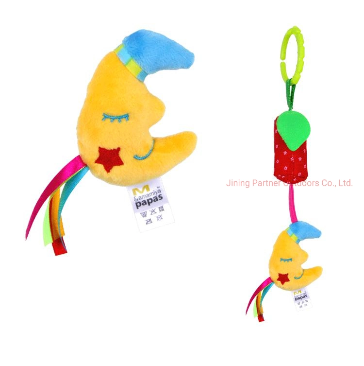 2022 New Design Plush Animal Wind Chime Hanging Rattles Safe and Eco- Friendly Baby Hanging Rattles