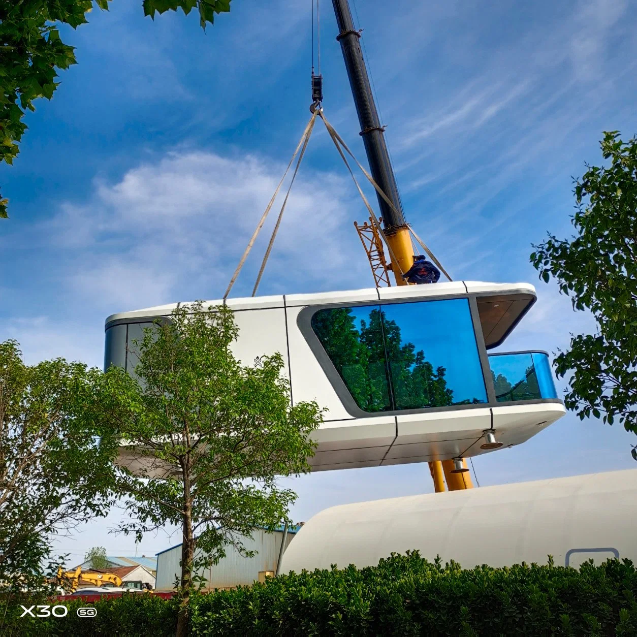 Vorgefertigte Hütte Tiny Space Capsule Container House Homes Hotel für Verkauf