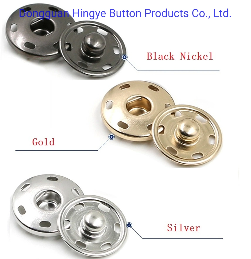 Two Parts Metal Press Snap Studs Button