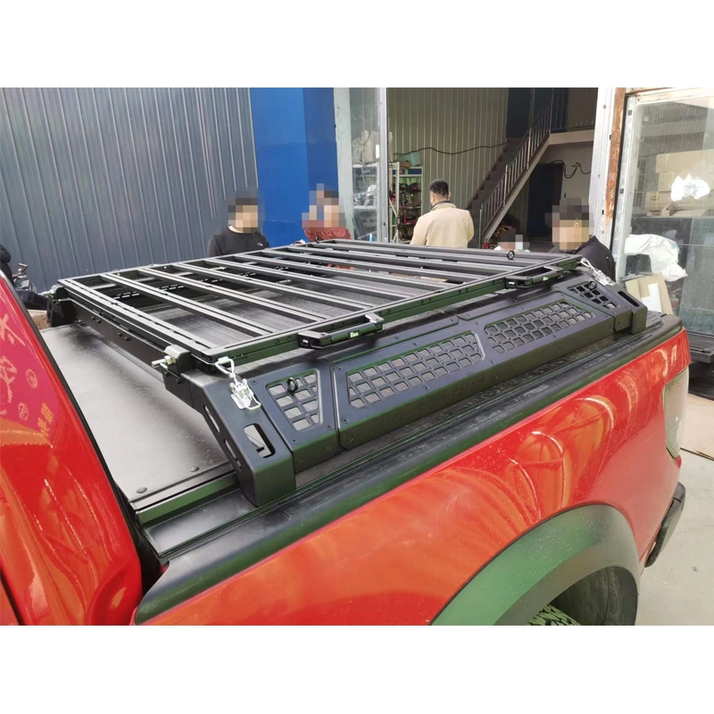4X4 Pickup Aluminum Alloy Truck Bed Box Platform Rack for Ford F150 F-150 Ranger Raptor 2015+ 2021