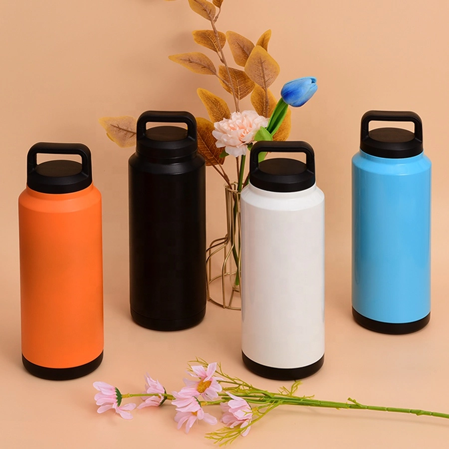 Water Personalized Wide Mouth Eco Friendly Powder Coat New Ice Leakproof Insulated Bottle