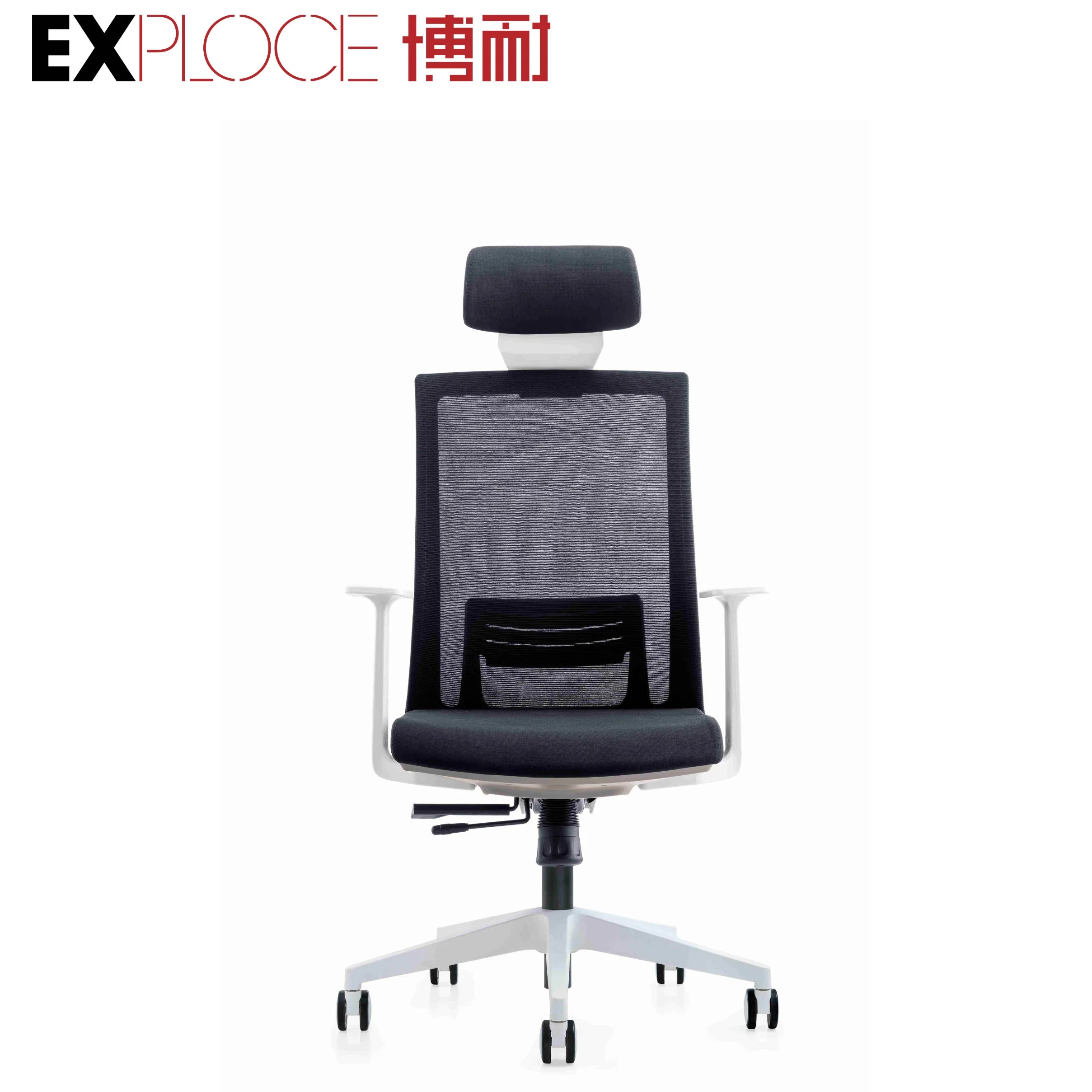 Accueil bureau Ordinateur de bureau ergonomique Mesh chaise avec les Jeux de la direction de l'accoudoir de soutien lombaire