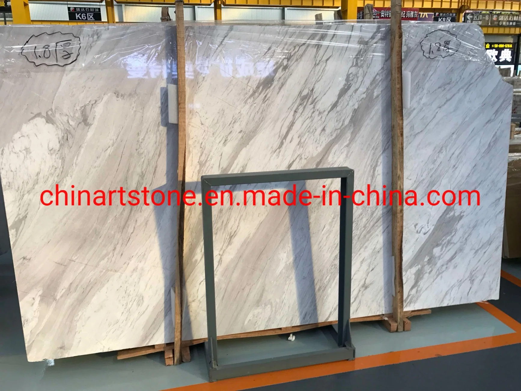 Volakas White Marble Slab for Tiles