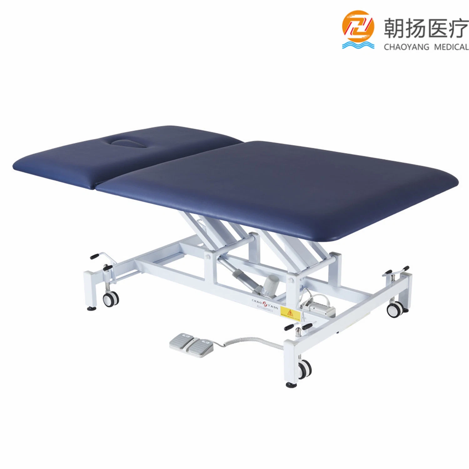 Hospital Physical Therapy Bed 2 Section Electric Training Bobath Treatment Table