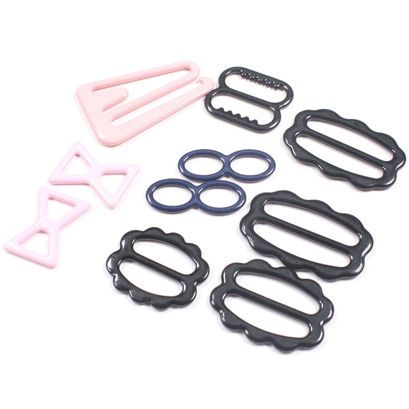 China Factory Sale BH Strap Ring und Slider Justierer Bra Haken und Öse für Unterwäsche Zubehör