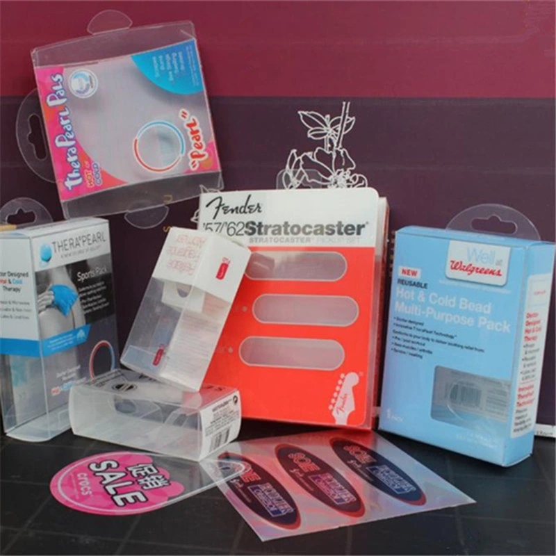 PVC-Kunststoff transprent Verpackung Box