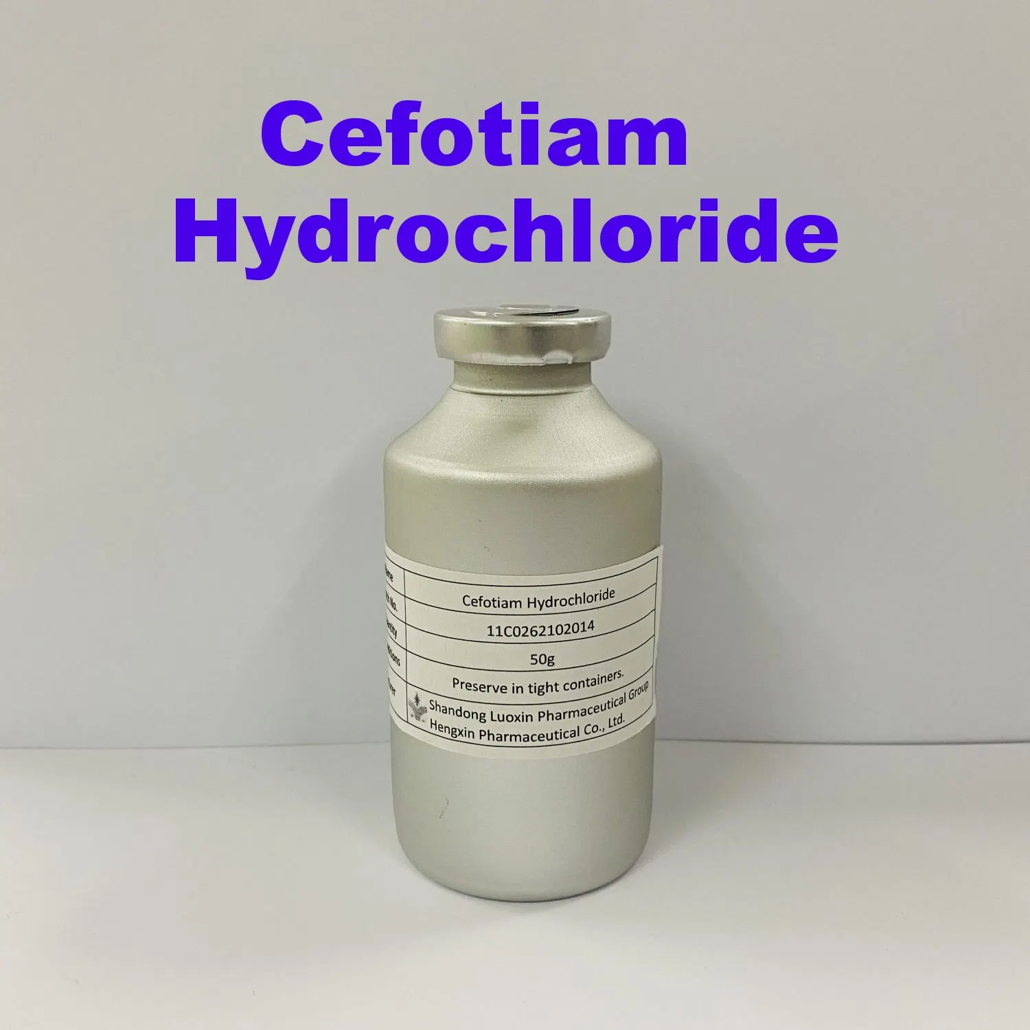 Solution stérile d'hydrochlorure de cefotiam API 66309-69-1, norme USP