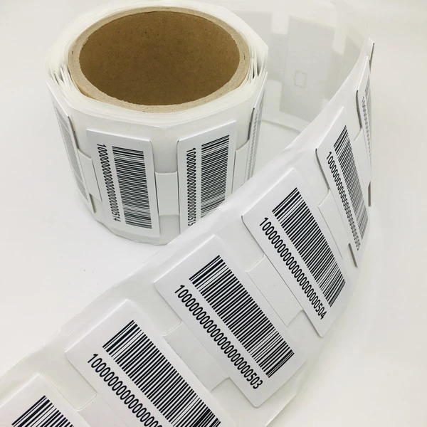 Metallbestandsauthentifizierung für den Innenbereich Flexibles bedruckbares RFID-Etikett mit Metallschutz UHF auf Metallaufkleber