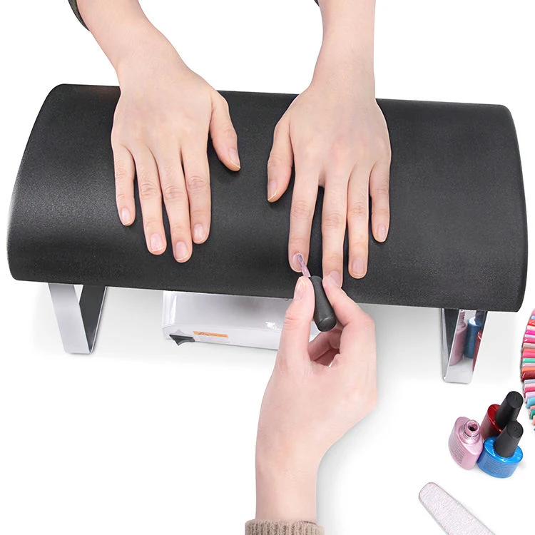 Soft PU Leather Pedicure Foot Rest Pillow, Manicure Nail Hand Arm Rest Pillow Cushion DIY Nail Art Salon Tool