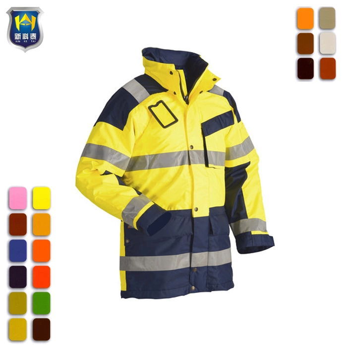 Premium 2018 3m Hi Vis Reflective Uniform Jacket Workwear