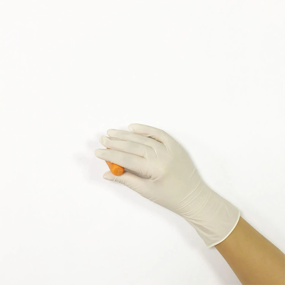 Wholesale/Supplier Good Quality Disposable Latex Examination Glove Medical Rubber Examination Gloves