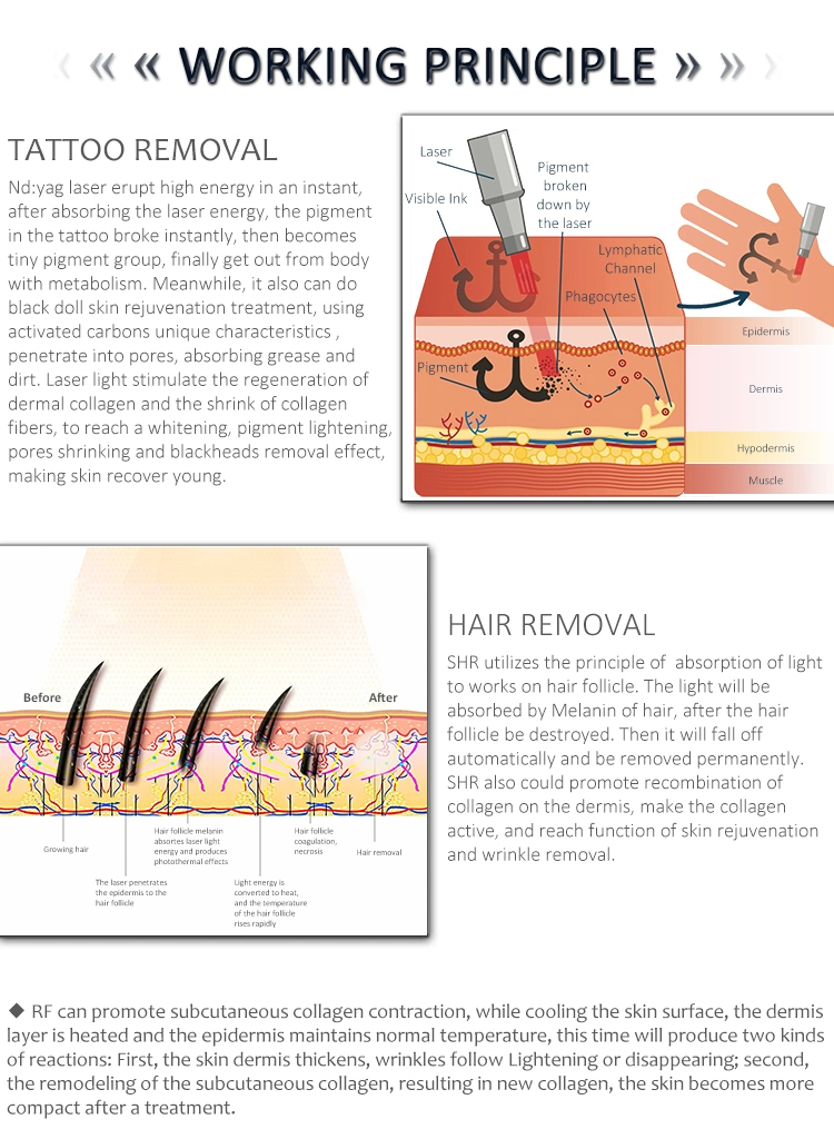 2 en 1 SPA IPL máquina de depilación Rejuvenecimiento de la piel Eliminación de arrugas Salón luz Eliminación de vello IPL máquina