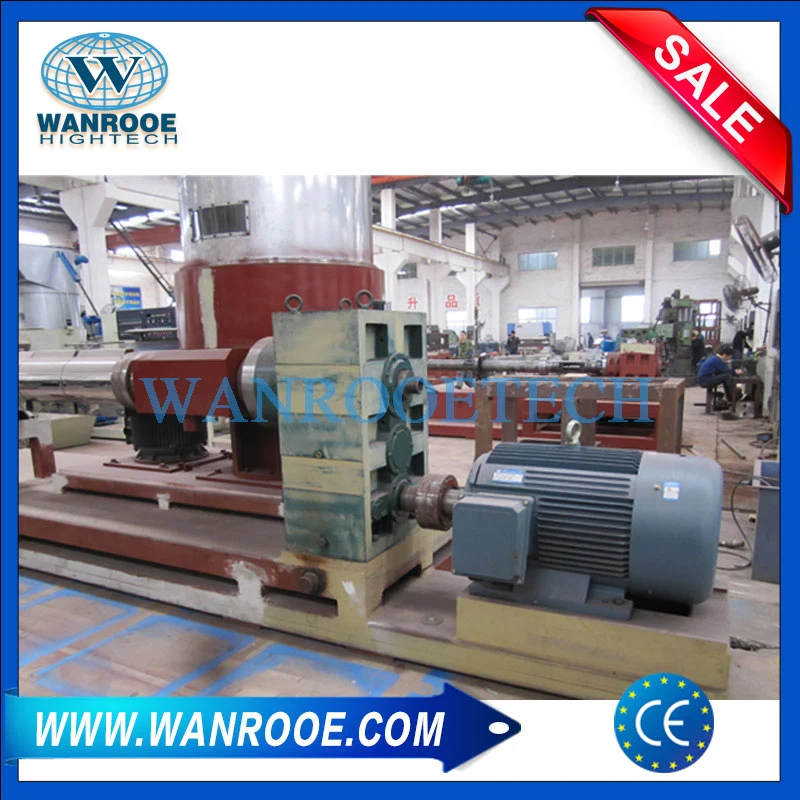 Competitive Price Single Stage Waste PP/PE Film Compactor Plastic Bag Granulating Line