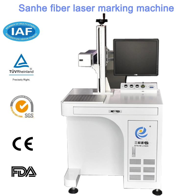 máquina de marcação a laser de fibra personalizável de baixo consumo de energia para metais