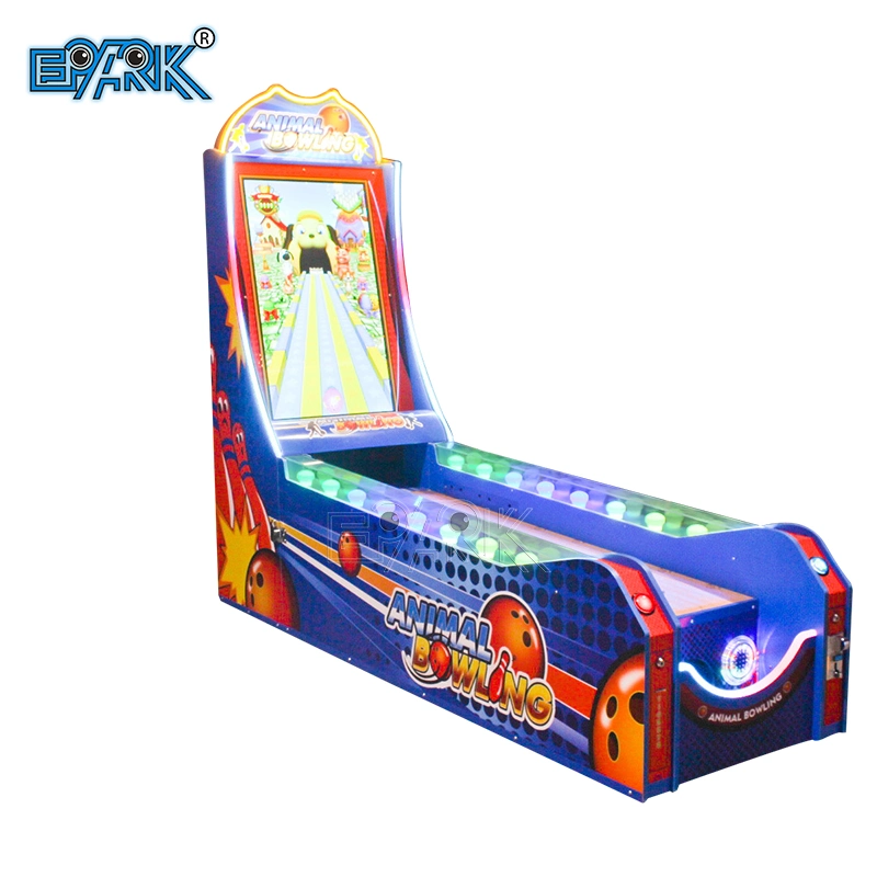 Coin Operated Animal Bowling Games Machine Arcade Redemption Video Game for Amusement Park