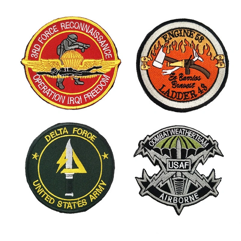 Sample Customization Twill Embroidery Patches /Embroidery Patch with Custom Logo