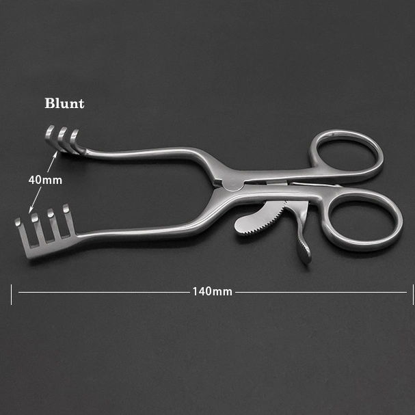 Medical Expander Spreader Orthopädische Mastoid Automatisch Einstellbar Fixed Hook Skin Aufrollpinzetten-Op-Instrument