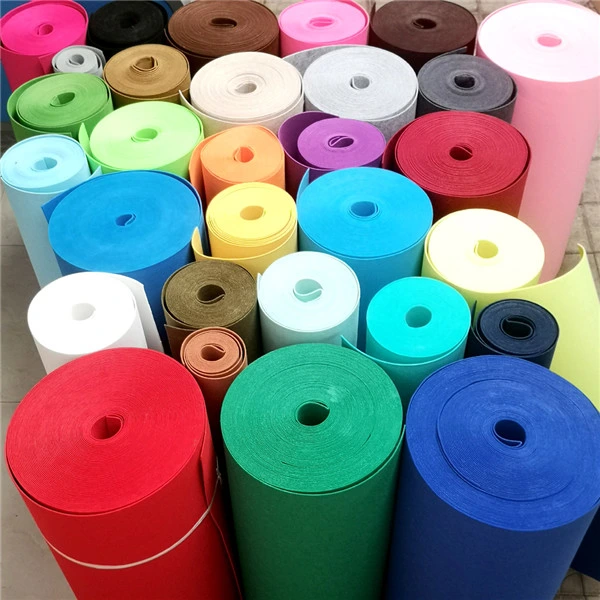 1mm 2mm 3mm 4mm 5mm Polyester Geotextile Needle Punched Nonwoven Fabric Felt