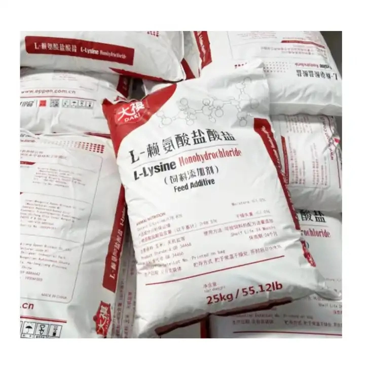 L-Lysine HCl 98.5% Feed Grade / L-Lysine Sulphate 65% 70% Feed Grade