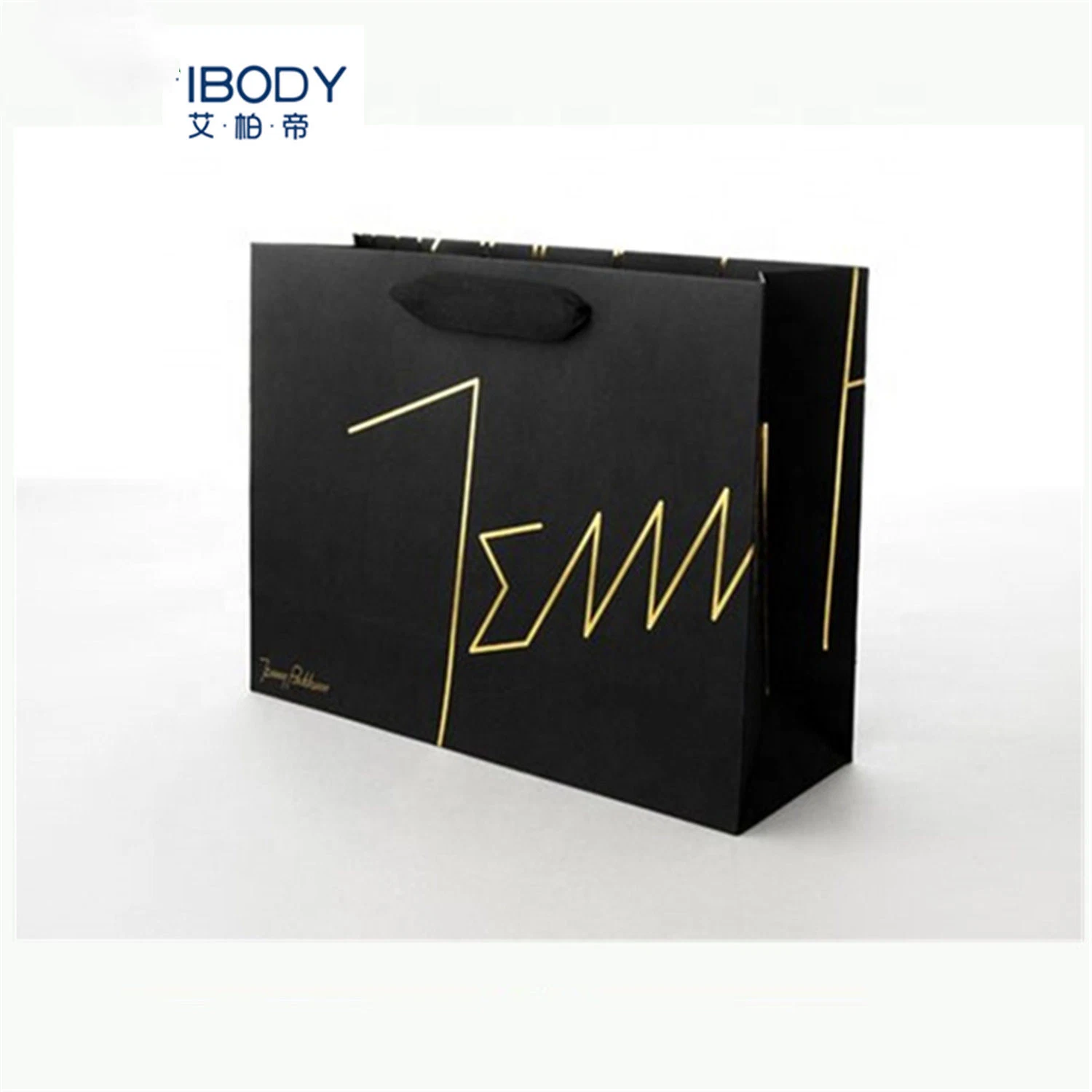 High quality/High cost performance  Special Fluorescent Ink Unicorn White Glossy Paper Bag