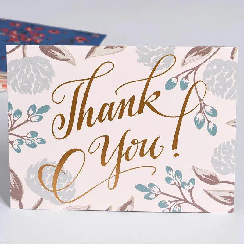 OEM Colorful Coated Paper Greeting Card