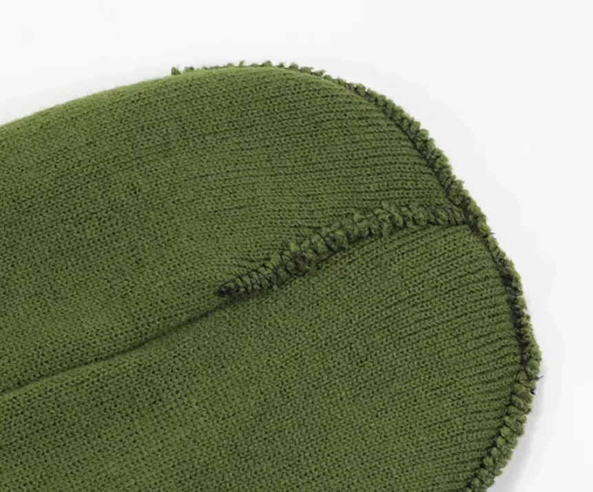 Army Winter Beanie Hat Custom Green Camo Beanie Cap