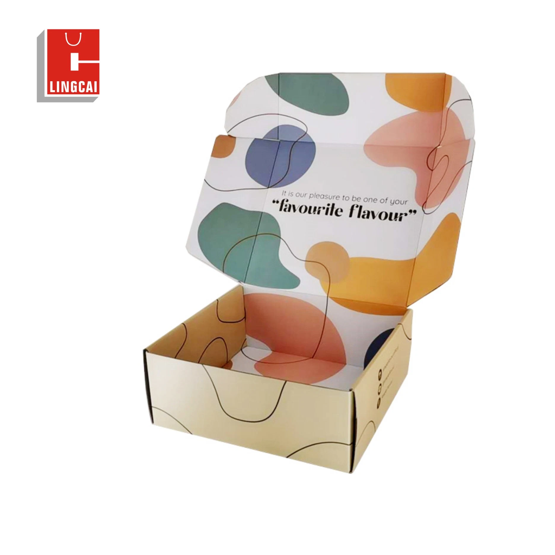 Color Custom Printing Luxury Folding Corrugated Kraft Paper Gift Packaging