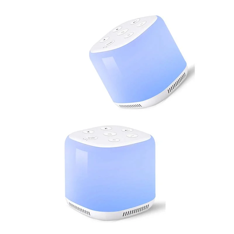 Beste Schlafhilfe LED-Nachtlicht mit 34 Natural Soothing Sounds Smart Sleep Device White Noise Machine Music Night Speaker