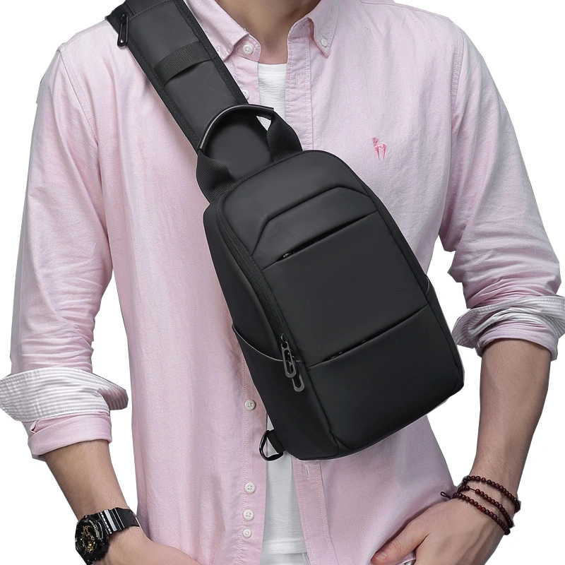 Men Fashion Waterproof Single Shoulder Leisure Travel 9.7" Inch Tablet Cross Body Chest Sling Pouch Bag (CY6860)