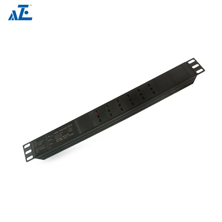 Aze 1U Rack Mount 6 Ways Italien PDU für 19inch Rack und Schrank