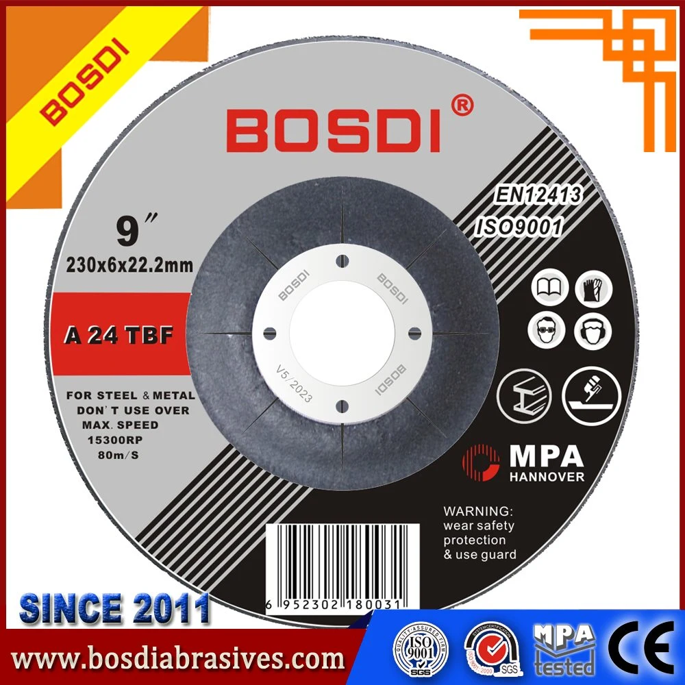 Grinding Wheel and Cutting Wheel for Metal, Stainless Steel with MPa, Flap Disc, Flap Wheel, Non Woven, Diamond Blade, Sand Belt, Velcro Disc Ect.