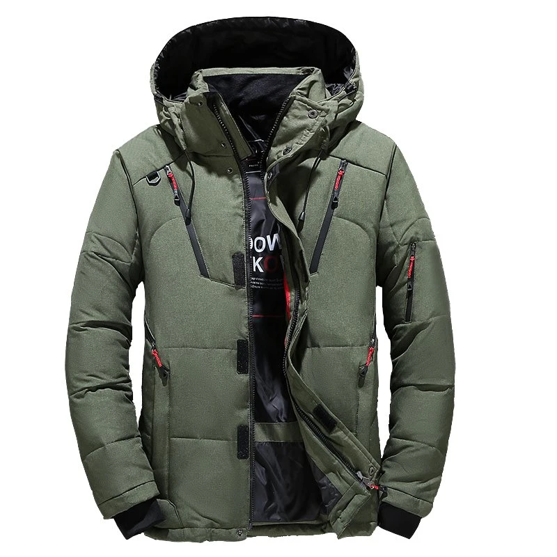 Winter Outdoor Down Jackets for Men Windbreaker Ski Coats