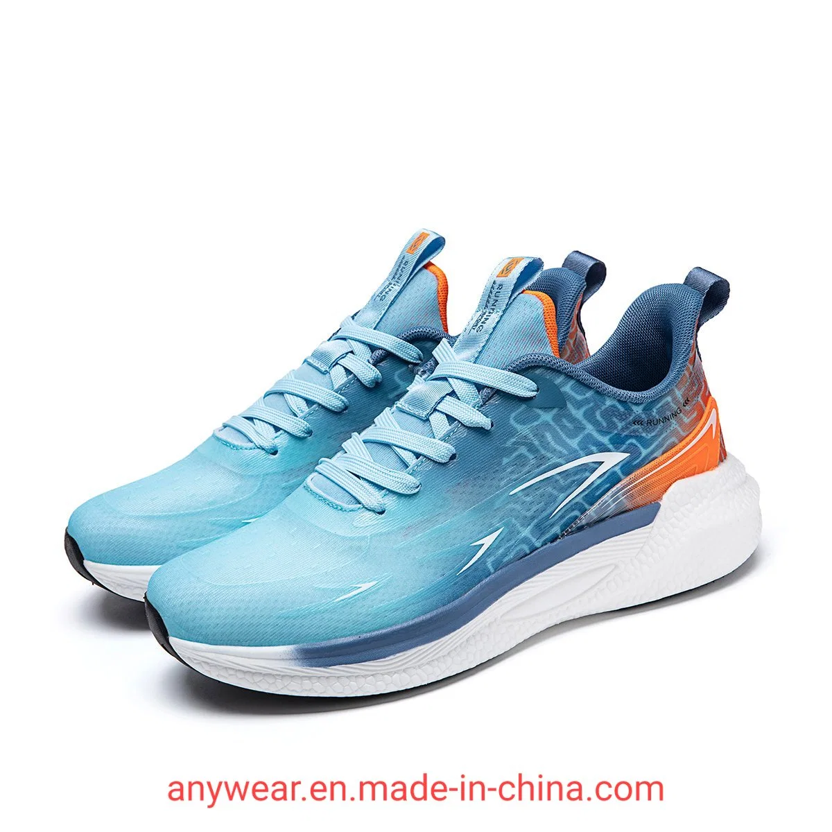 New Design Casual Men&prime; S Sports Running Footwear Sneaker Shoes with Flyknit Upper (878)