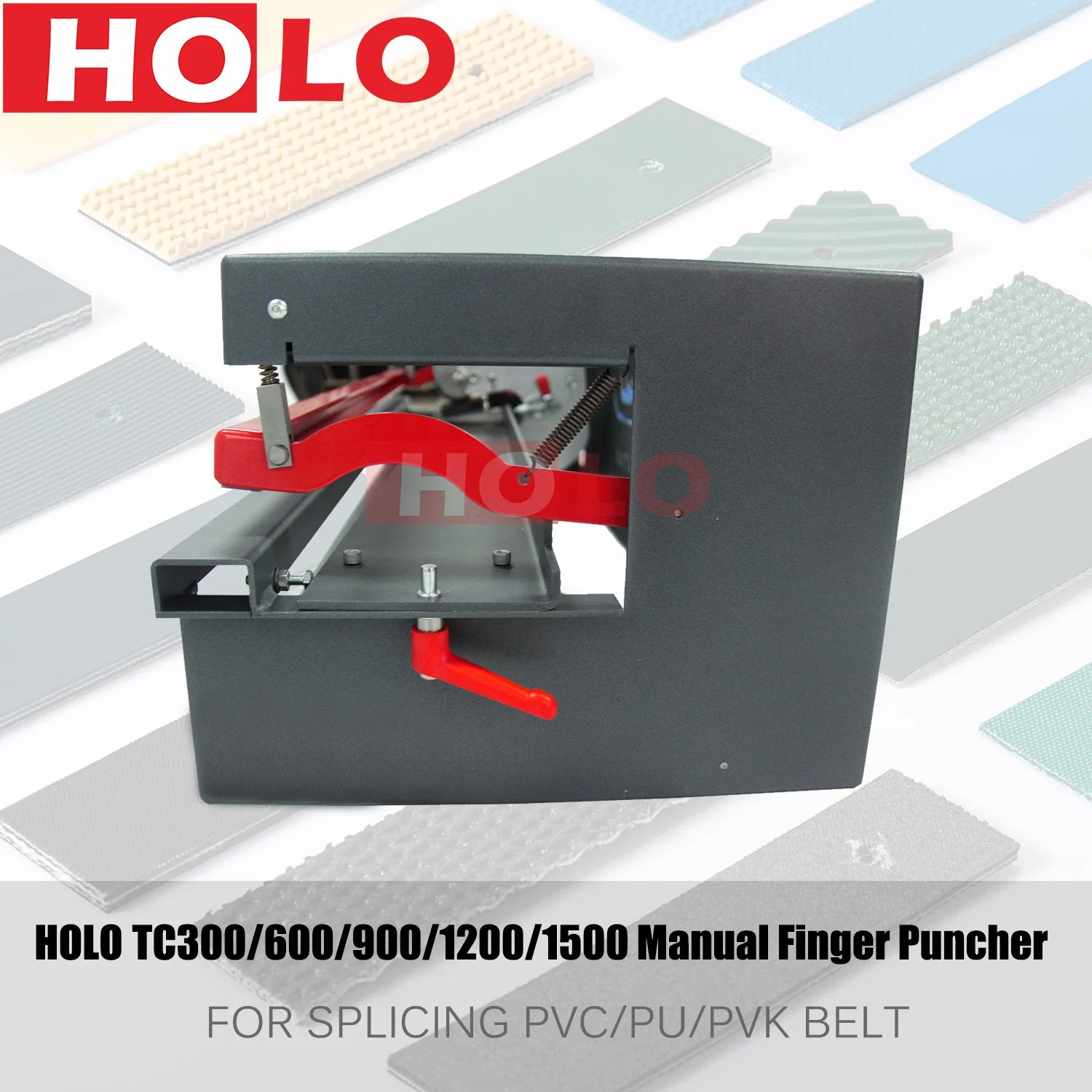 Portable Manual Finger Puncher Conveyor Belt Punching Machine